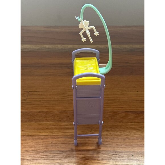 Barbie Doll Baby Doctor Nursery Cart Yellow Table - Picture 5 of 6